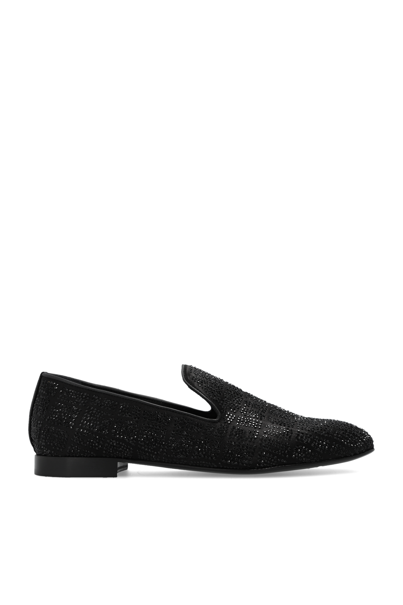 Black satin best sale slippers